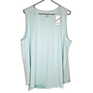 Women's Izod Teal Pastel Green Sleeveless  Size XXL NWT  $56.00